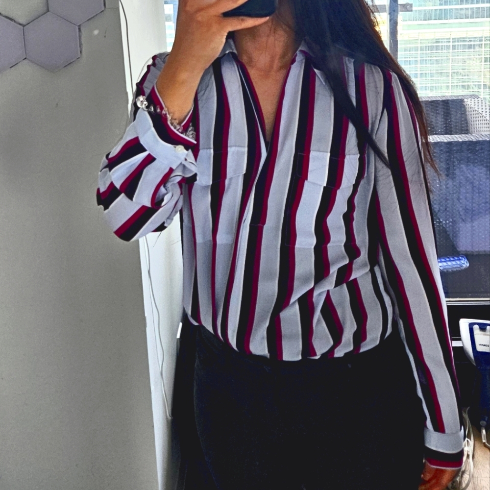 Ann Taylor striped blouse